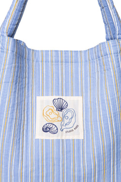 Titane Cotton Striped Mom Bag