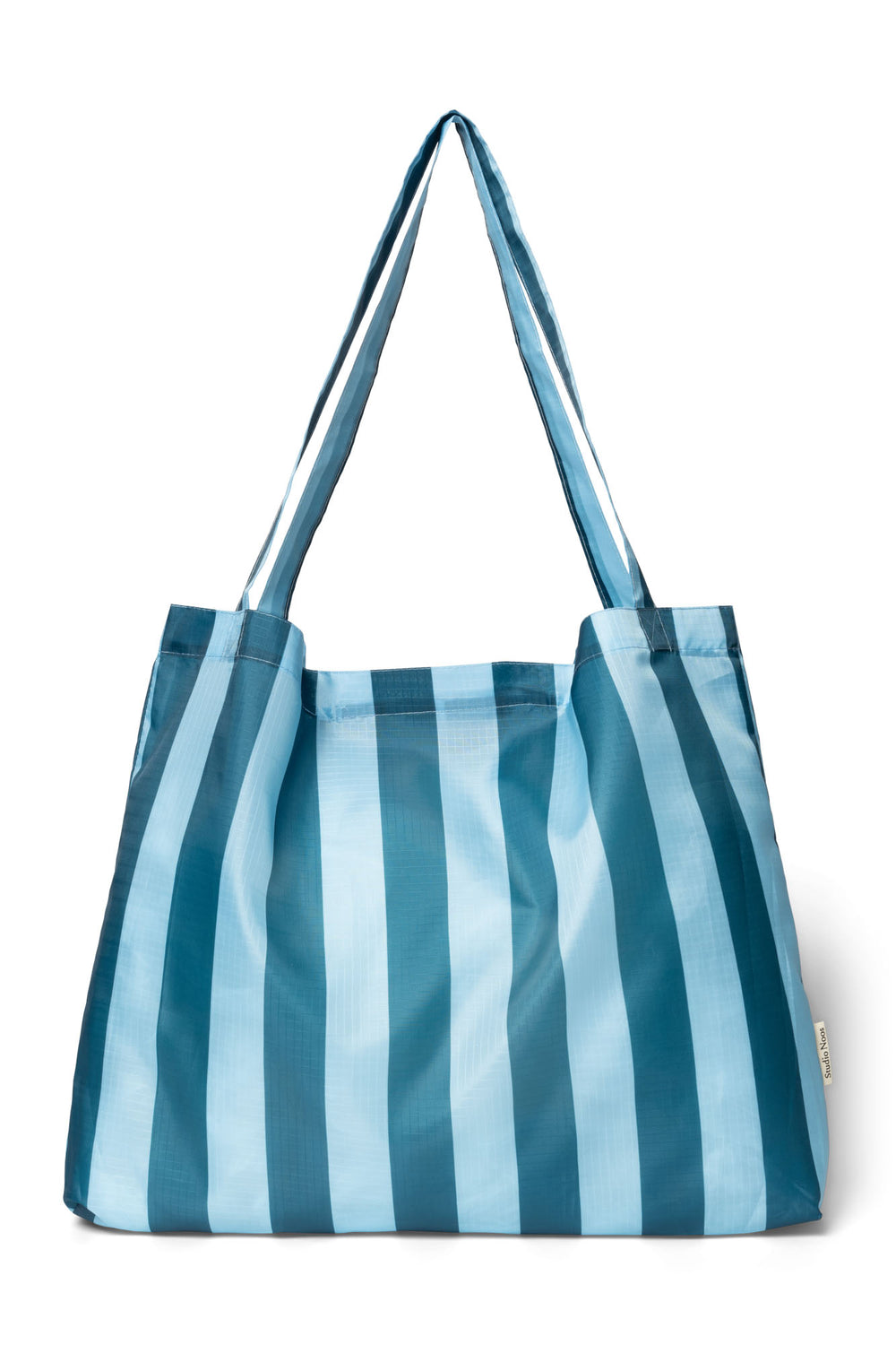 Sky / Atlantic Striped Grocery Bag