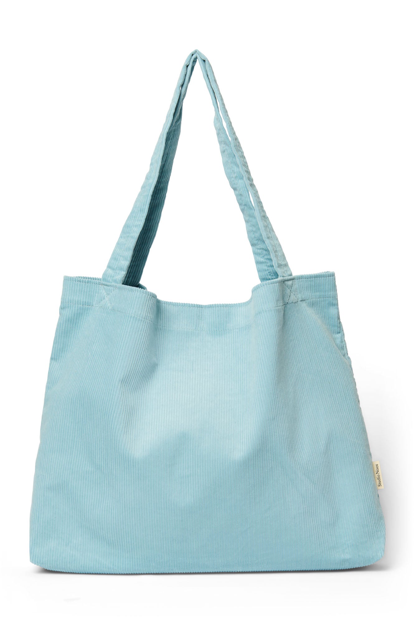 Blauwe Rib Mom Bag