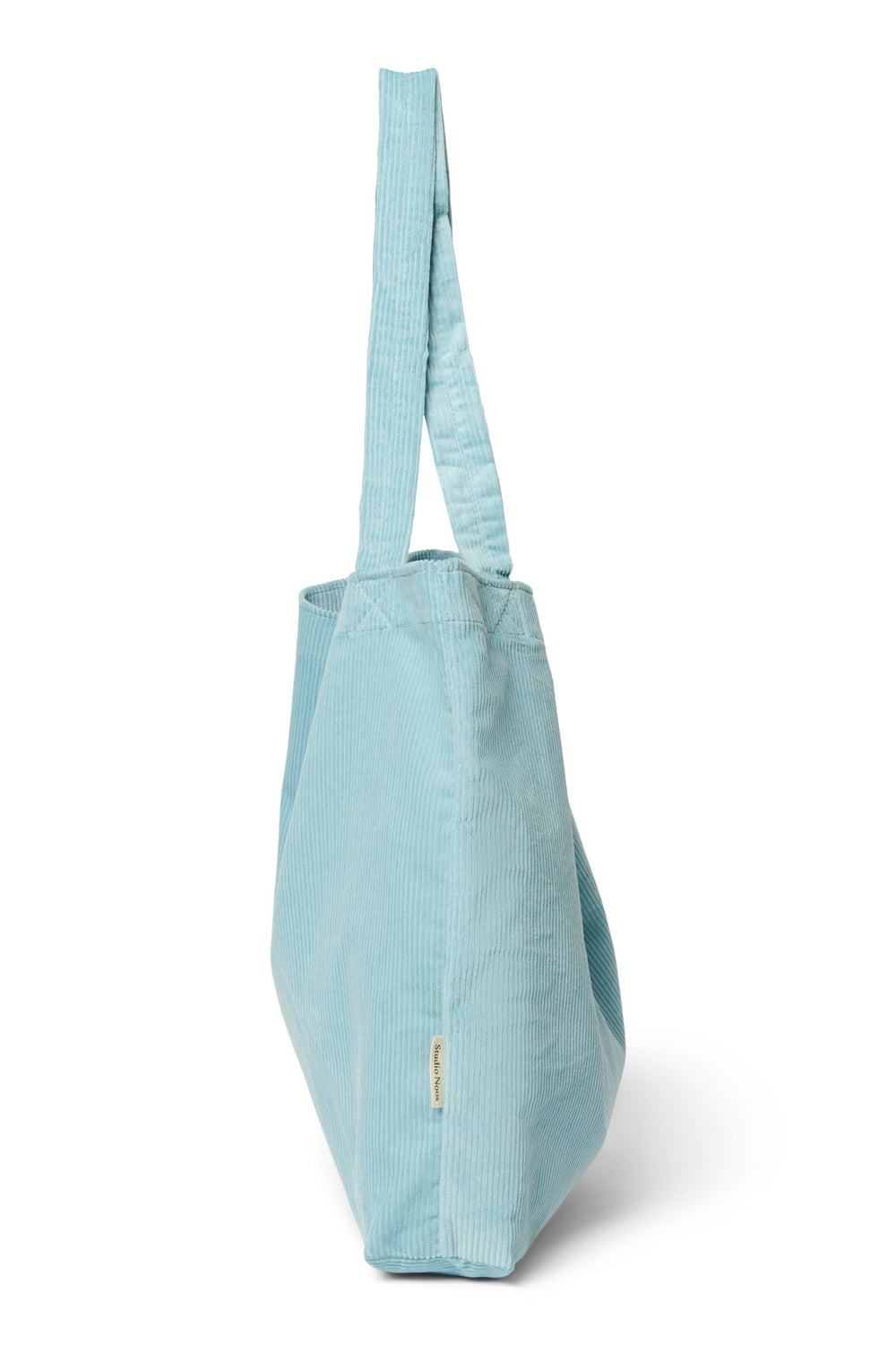 Blauwe Rib Mom Bag