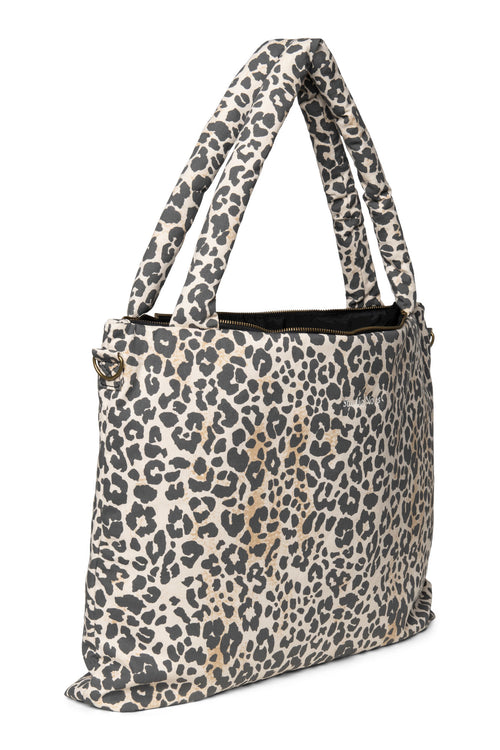 Soft Cotton Leopard Diaper Bag