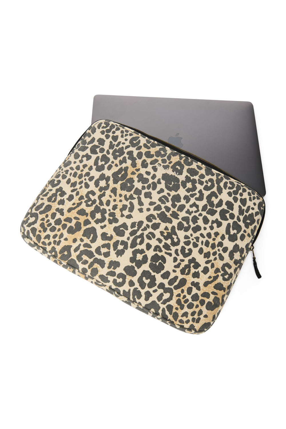 Soft Cotton Pochette Pour Ordinateur Portable 15 Inch | Leopard