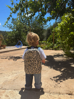 Soft Cotton Mini Rugzak | Leopard