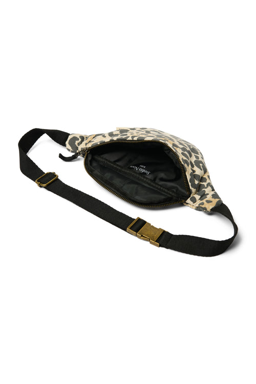 Soft Cotton Mini Fanny Pack | Leopard