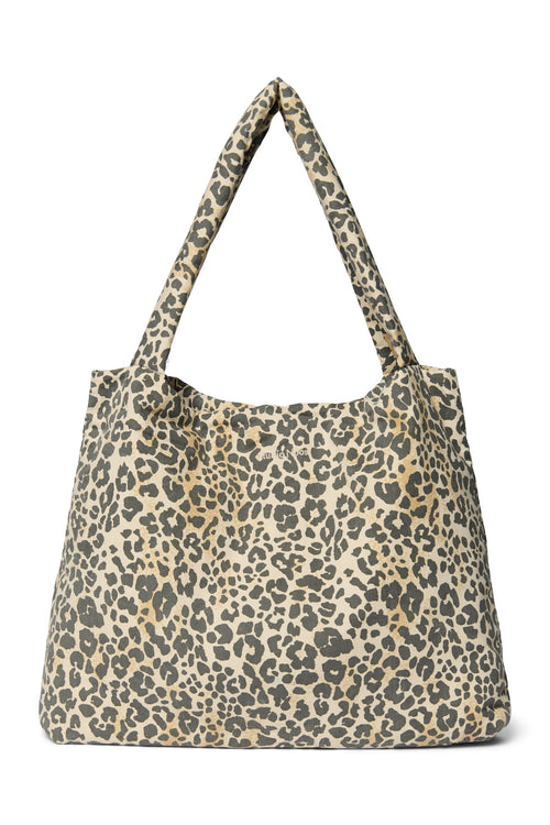 Soft Cotton Mom Bag | Leopard