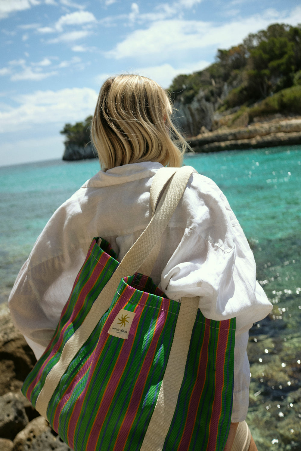 Spring Groene Beach Mom Bag