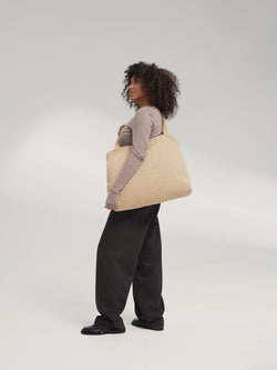 Teddy Mom Bag | Ecru