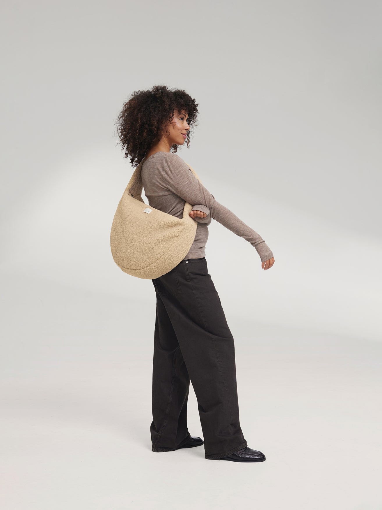 Teddy Crossbody Tas | Ecru