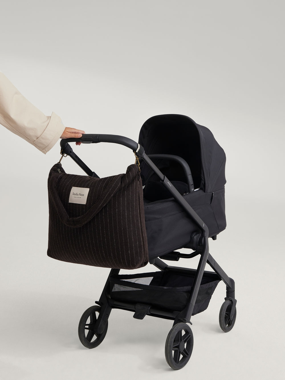 Flanelle craie Sac à langer | Brun
