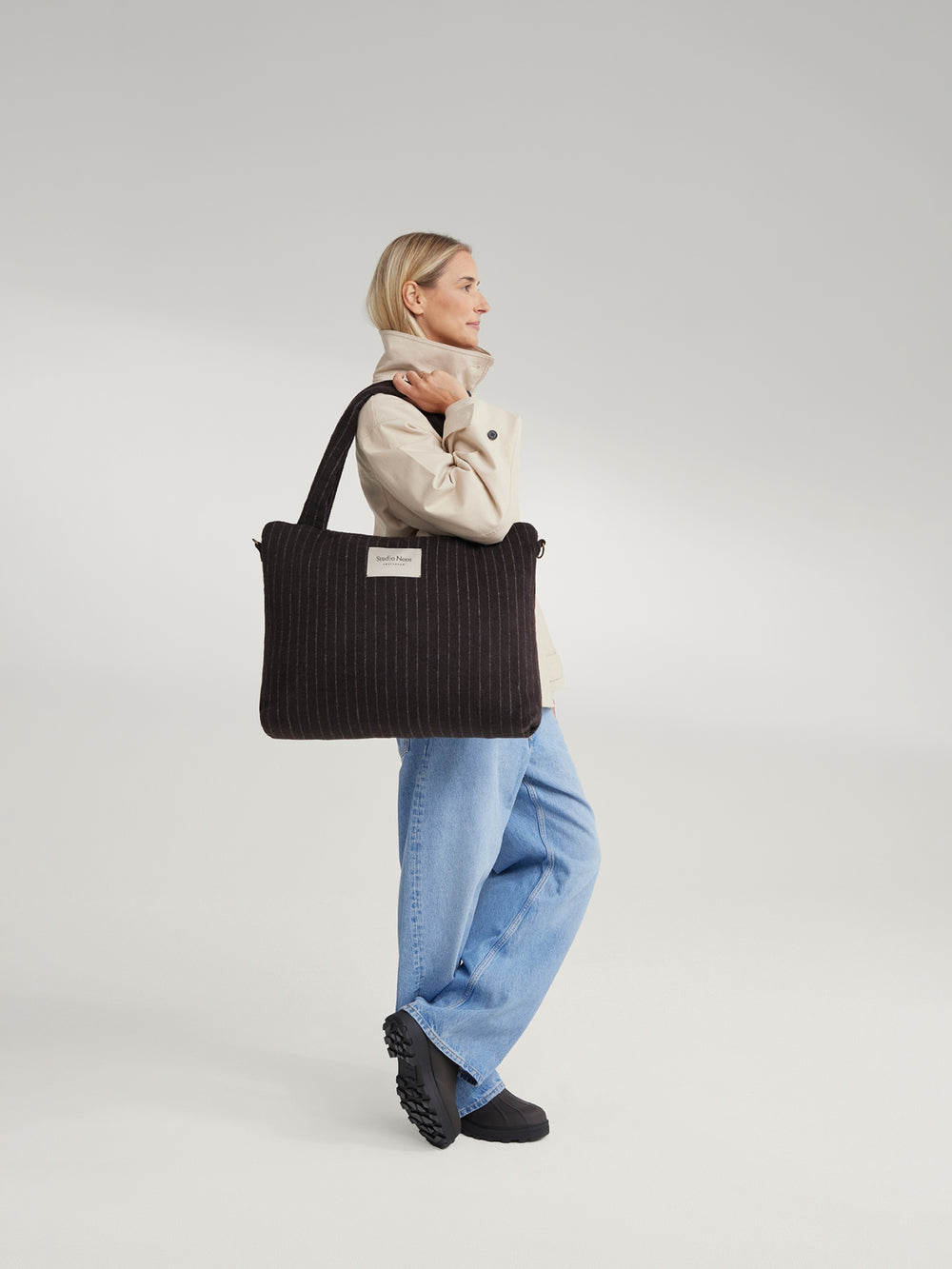 Flanelle craie Sac à langer | Brun