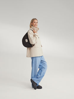 Flanelle craie Fanny Pack | Brun