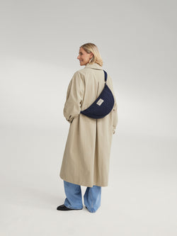 Flanelle craie Fanny Pack | Bleu