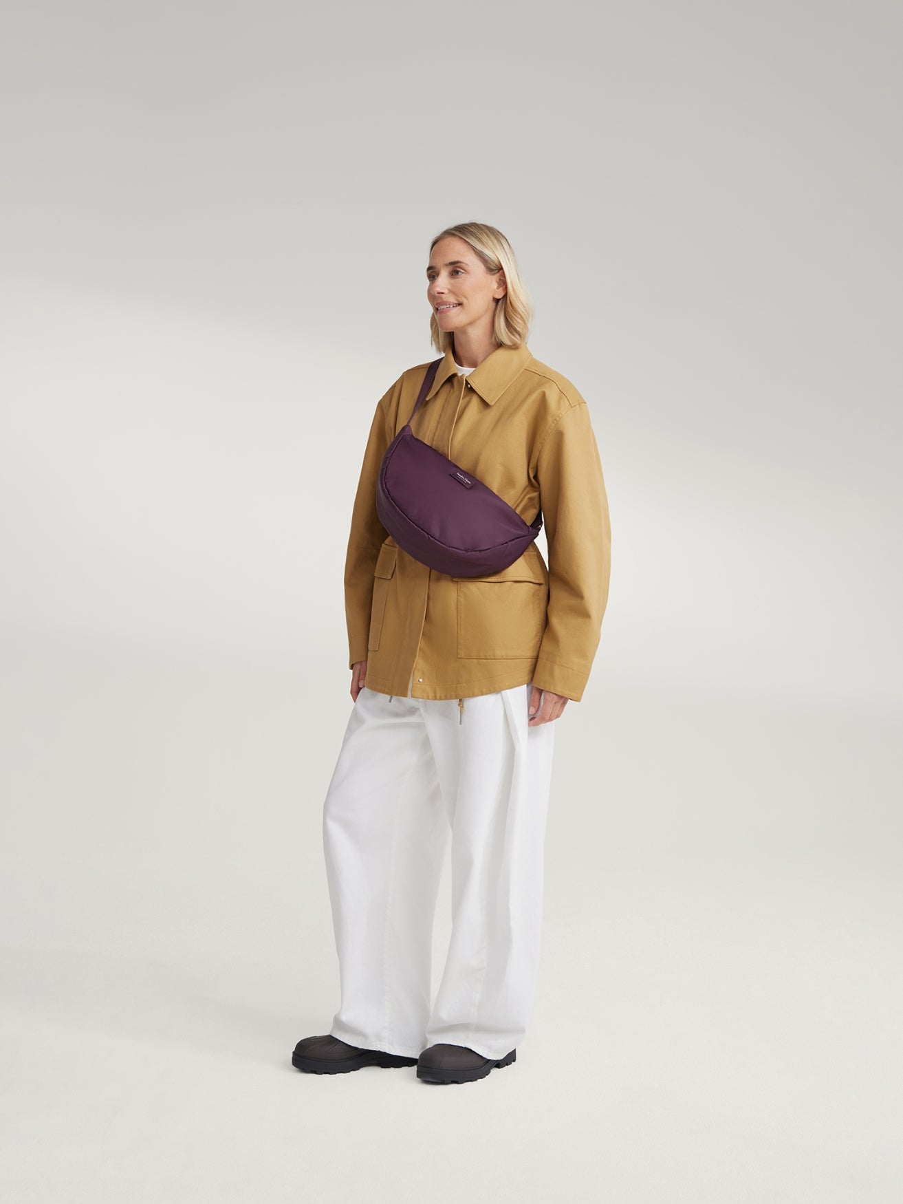 Technical Puffy Adult Fanny Pack | Burgundy