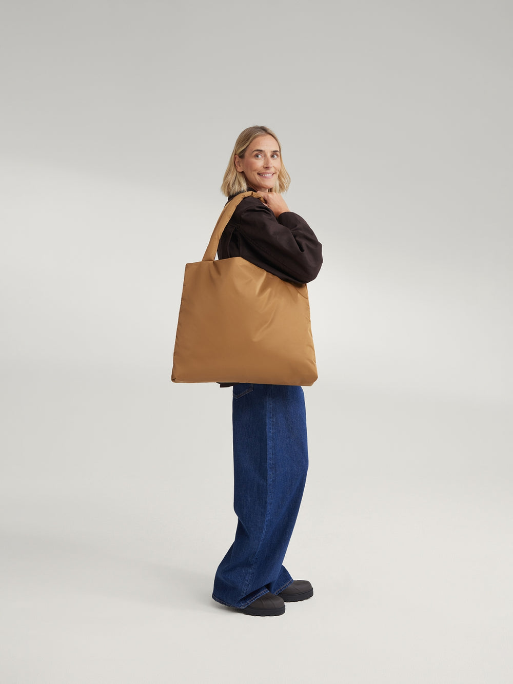 Mom Bag Puffy technique | Marron