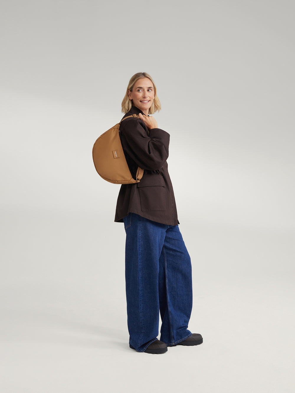 Technical Puffy Adult Fanny Pack | Brown