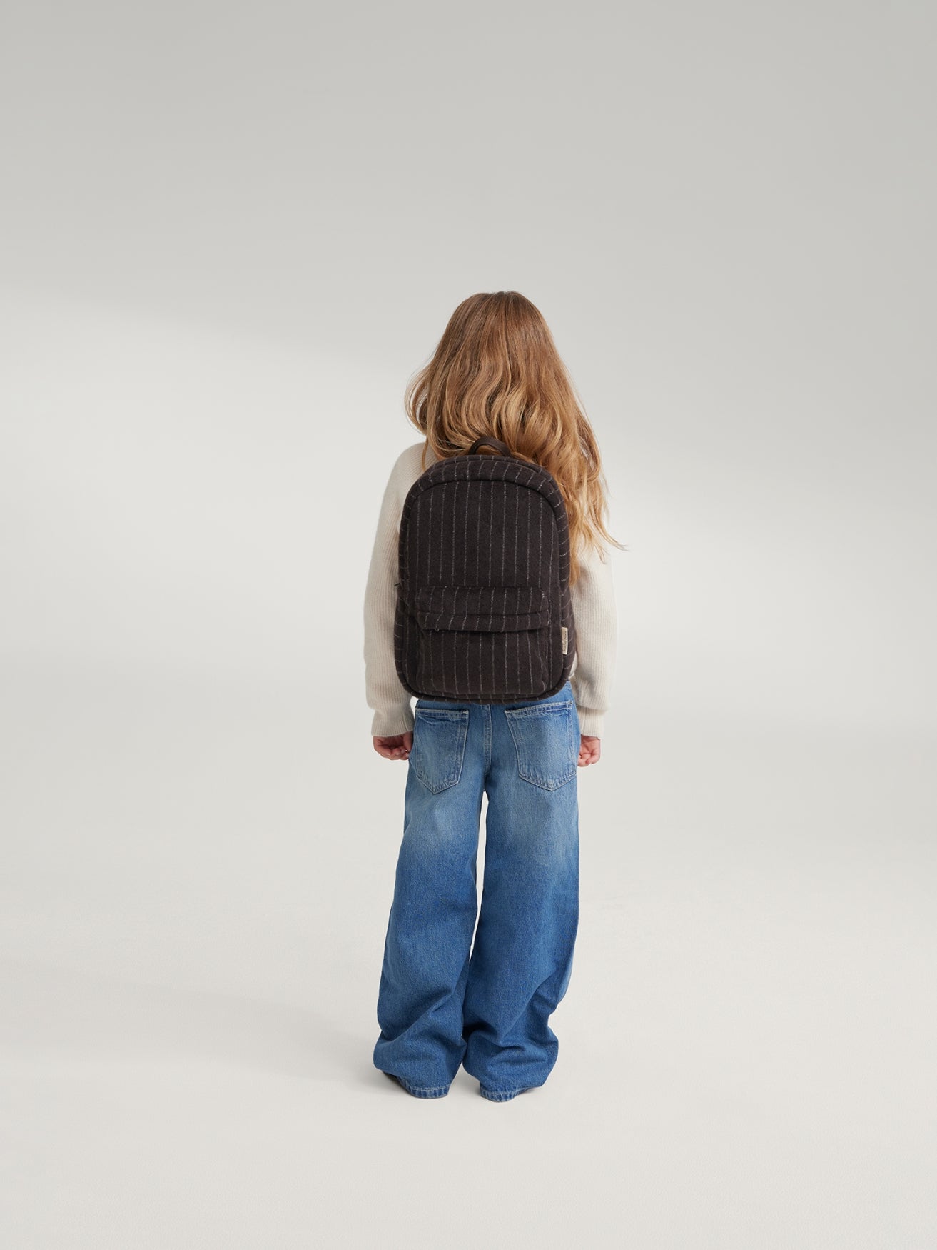 Flanelle craie Midi Sac à dos | Brun