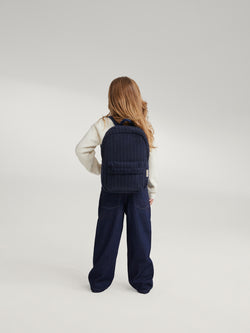 Flanelle craie Midi Sac à dos | Bleu