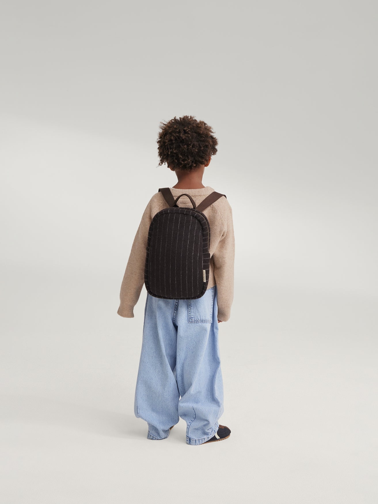 Flanelle craie Mini Sac à dos | Brun