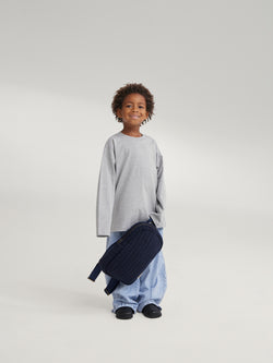 Flanelle craie Mini Sac à dos | Bleu