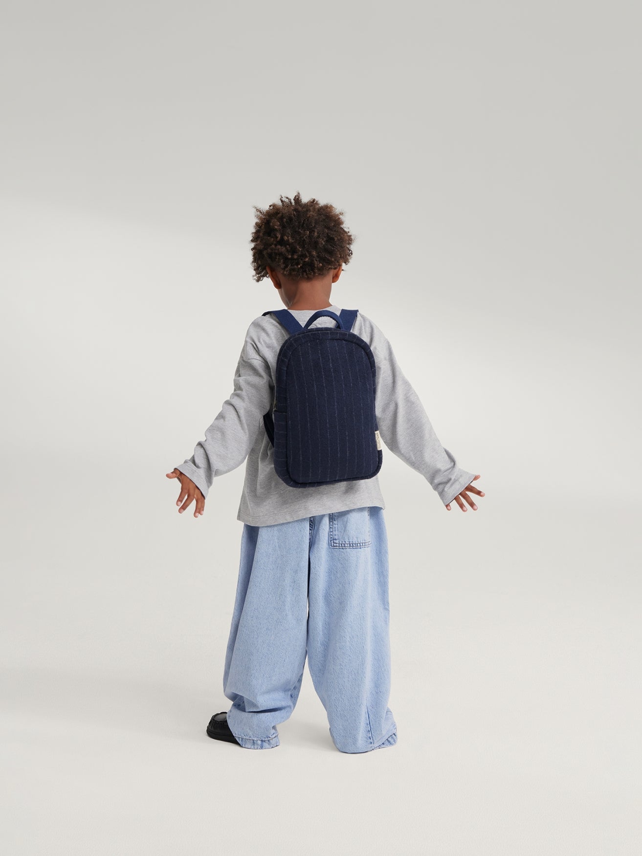 Flanelle craie Mini Sac à dos | Bleu