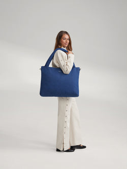 Denim Diaper Bag | Dark Blue