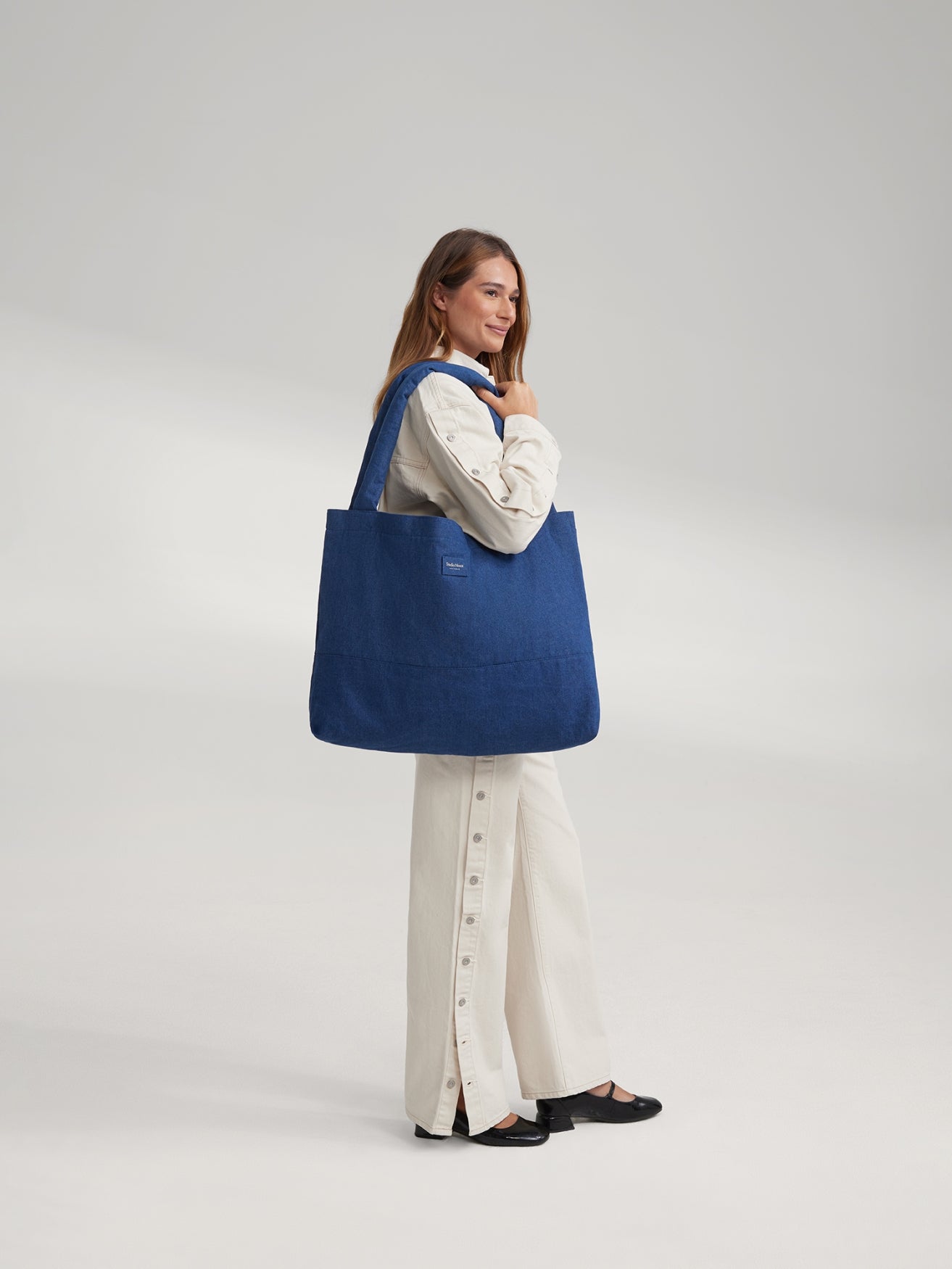 Denim Mom Bag | Donkerblauw