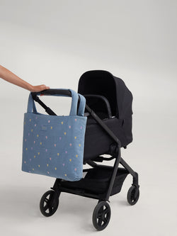 Denim Mom Bag | Lichtblauwe Hearts