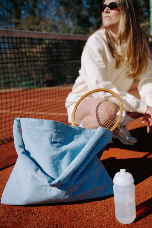Denim Mom Bag | Blue
