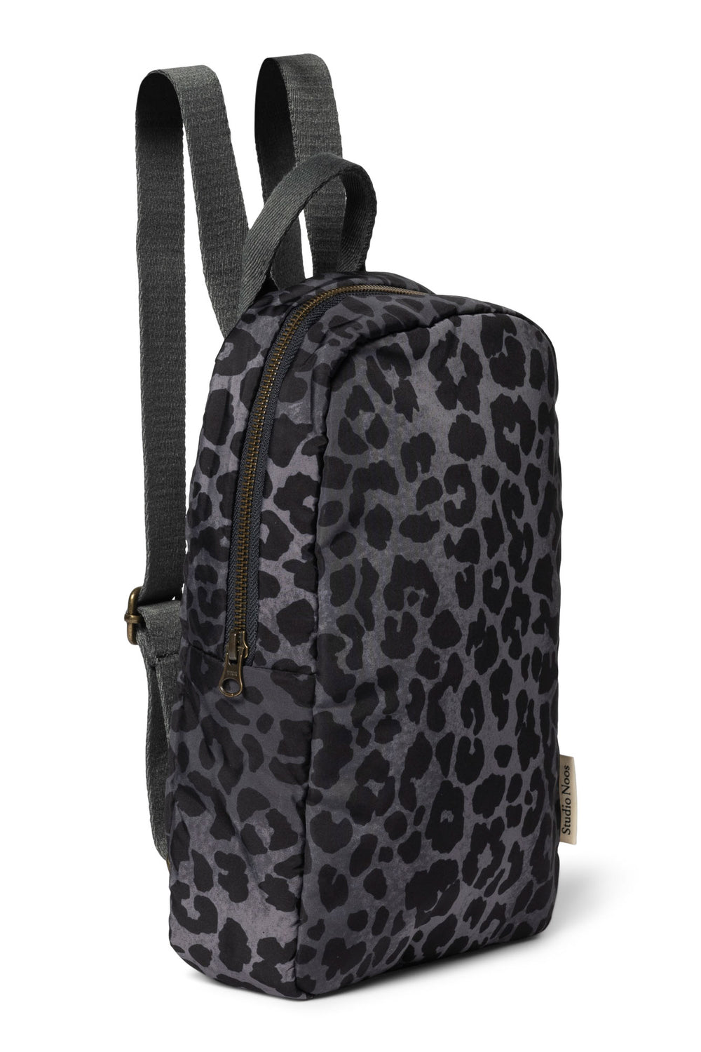 Antra Leopard Puffy Mini Backpack