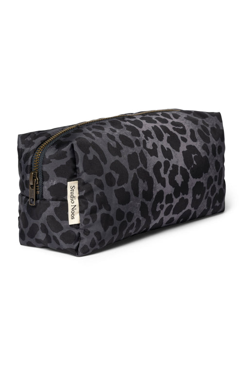 Antra Leopard Puffy Pouch