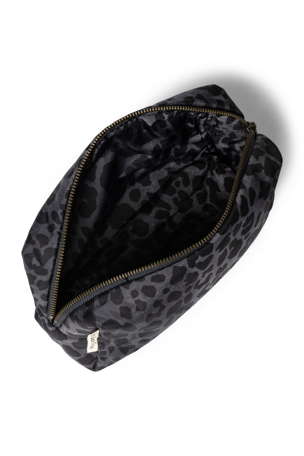 Antra Leopard Puffy Pouch