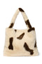 Holy Cow Faux Fur Mom Bag