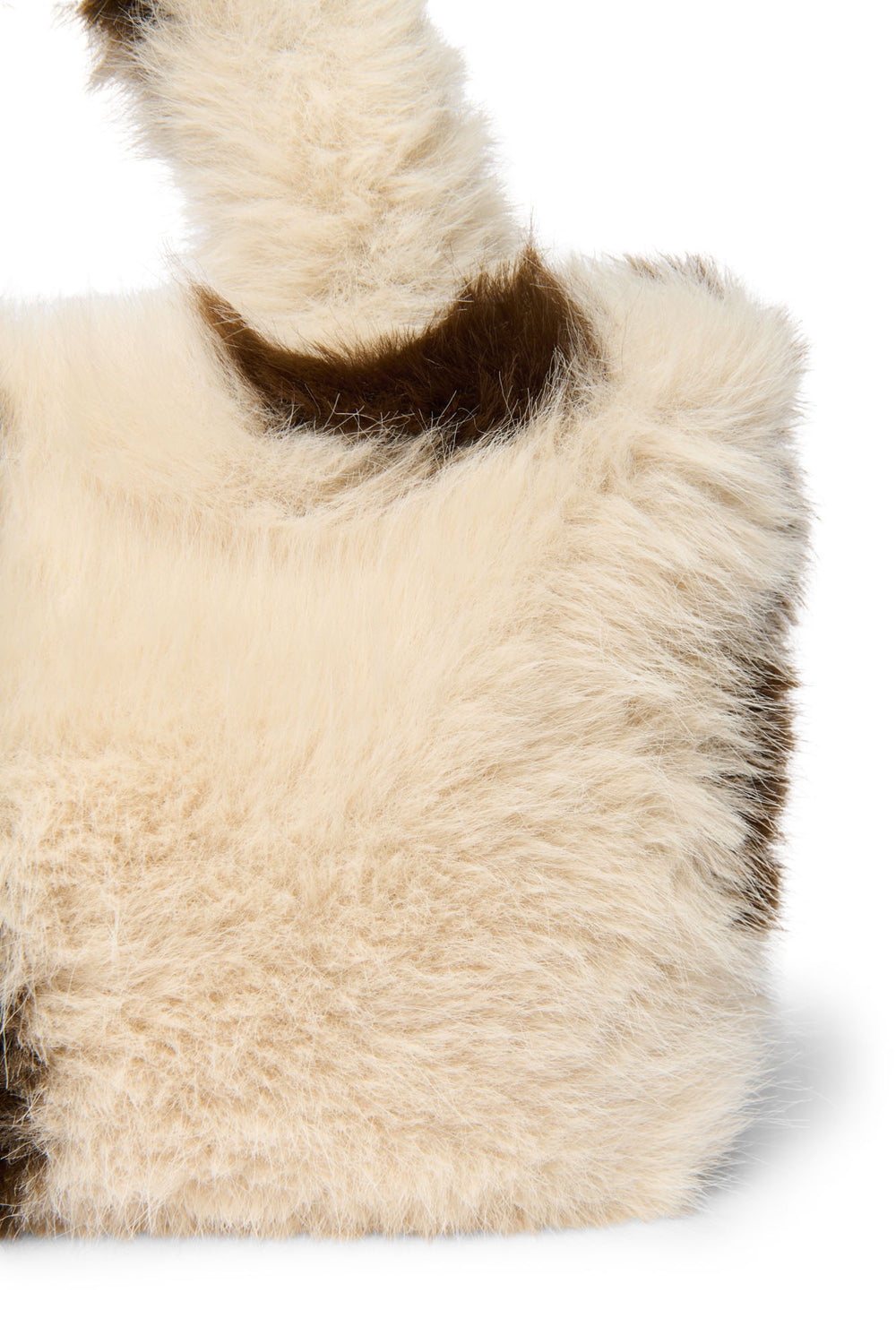 Holy Cow Faux Fur Mini Handbag