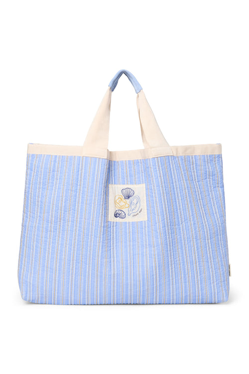 Serenity Cotton Striped Beach Bag
