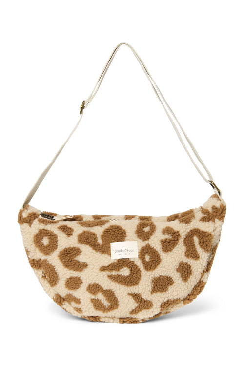 Ecru Leopard Adult Fanny Pack