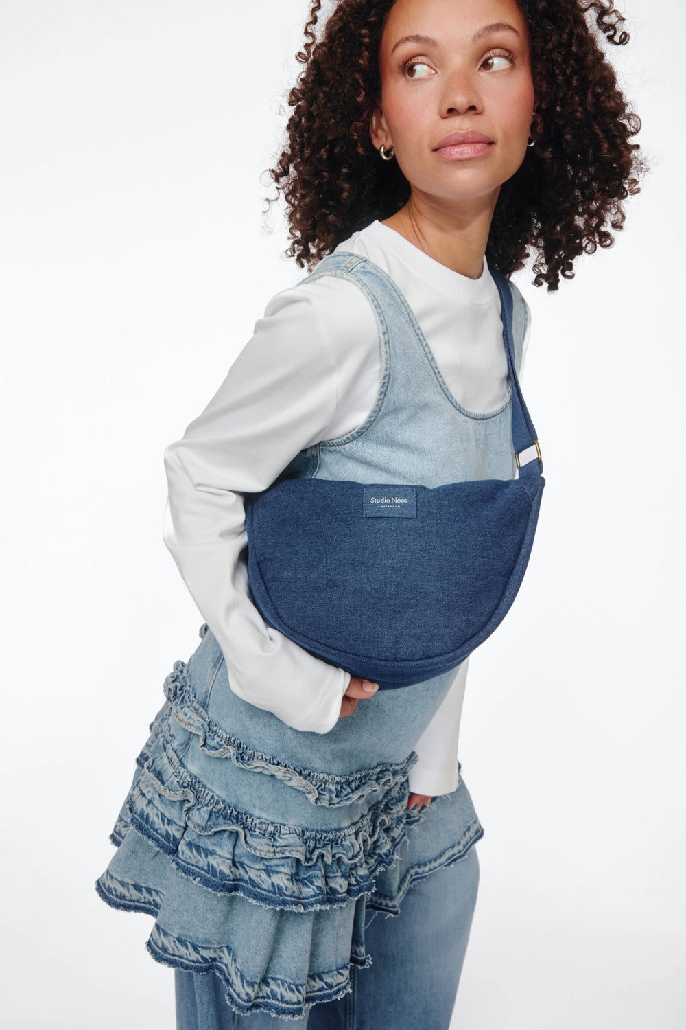 Denim Adult Fanny Pack | Dark Blue