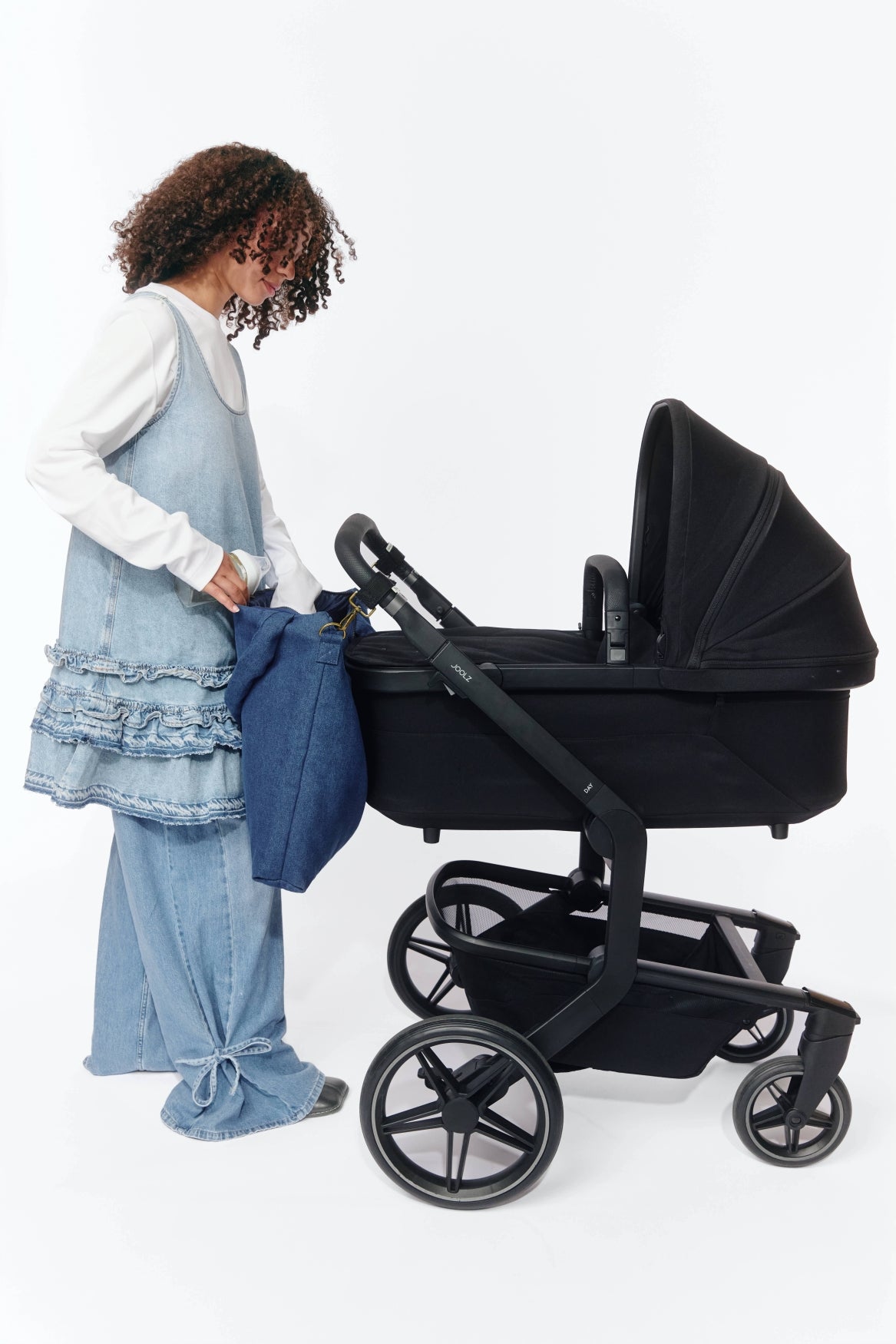 Denim Diaper Bag | Dark Blue