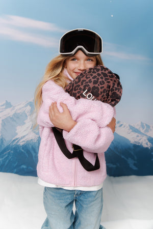 Puffy Mini Backpack | Red Leopard