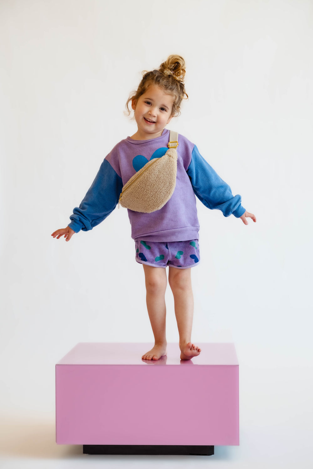 Teddy Mini Sac Banane | Écru