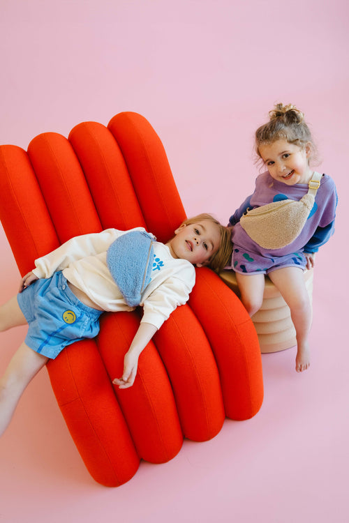 Teddy Mini Fannypack | Lichtblauw