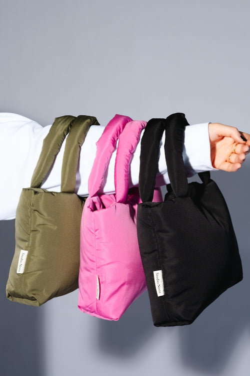 Matelassé Mini-Sac À Main | Noir