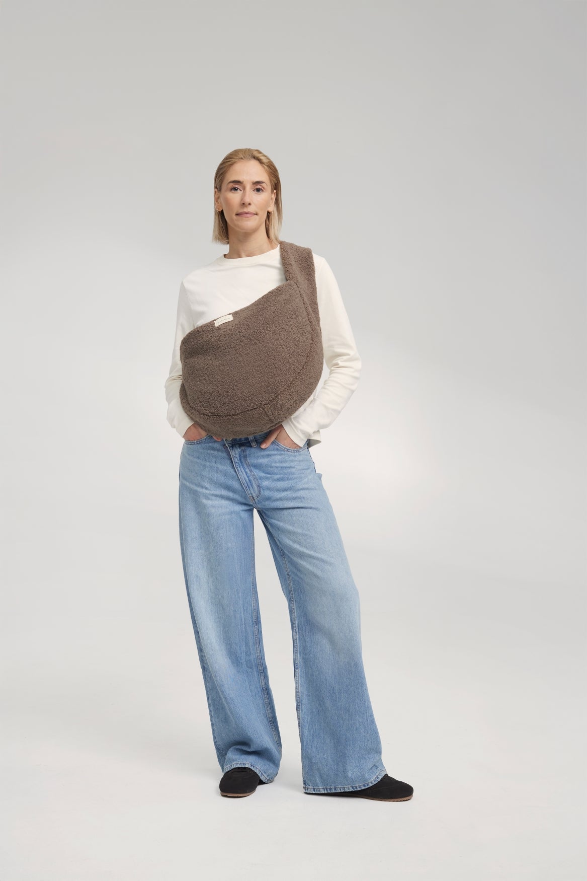 Teddy Crossbody Tas | Bruine