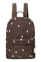 Puffy Midi Rugzak | Brown Hearts