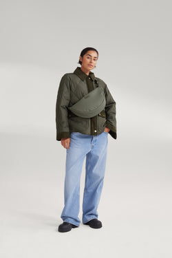 Rain Puffy Fanny Pack | Groen