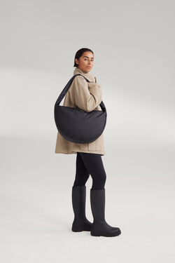 Rain Puffy Cross Body Bag | Zwart