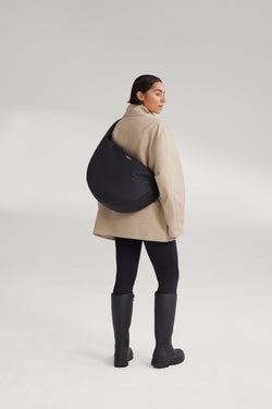 Rain Puffy Cross Body Bag | Zwart