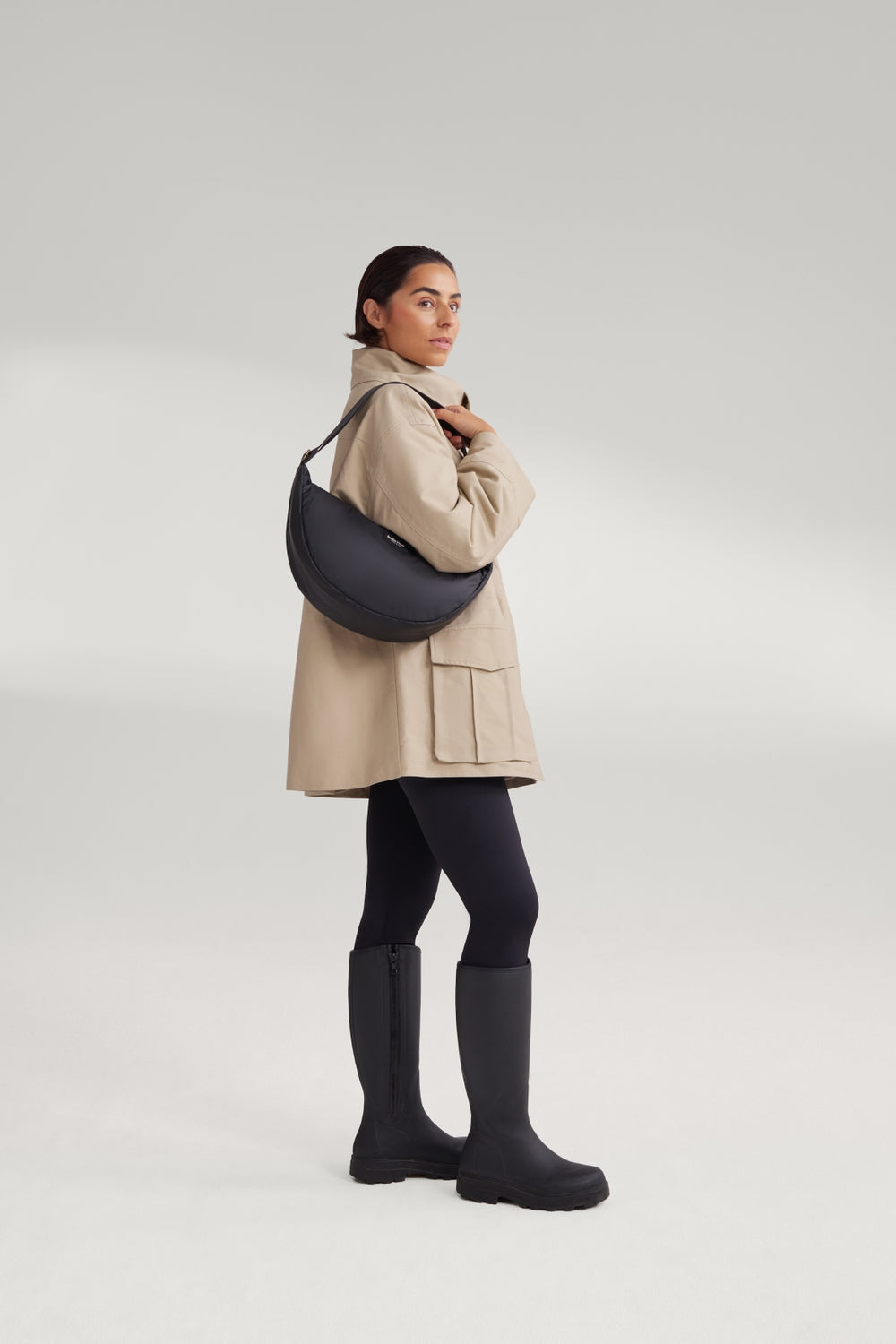 Rain Puffy Adult Fanny Pack | Black