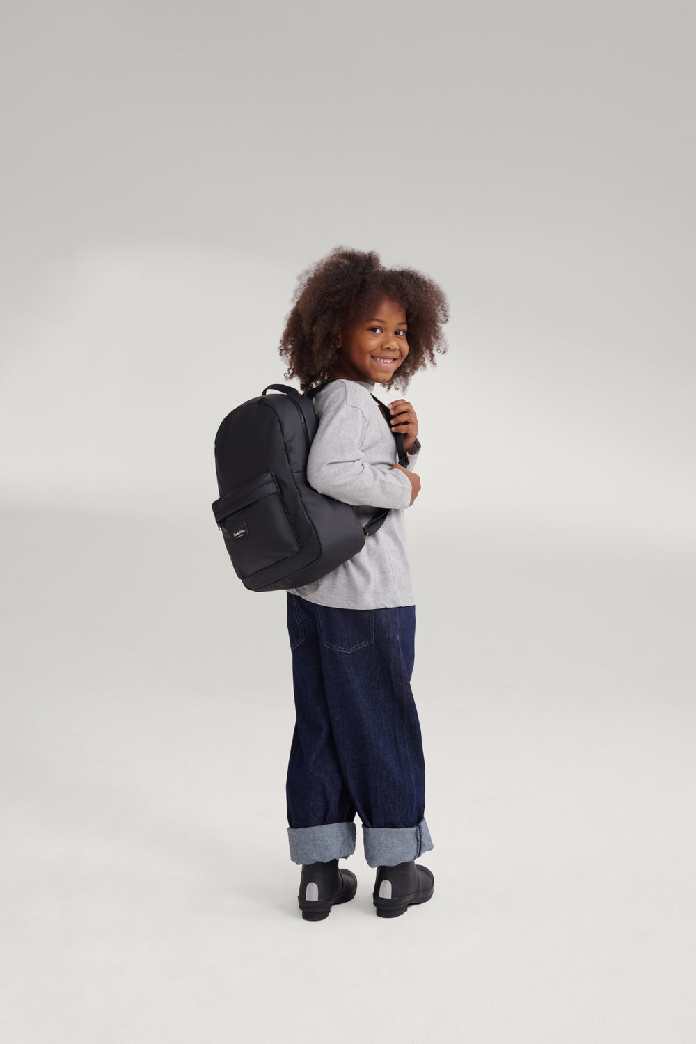 Rain Puffy Midi Rugzak | Zwart