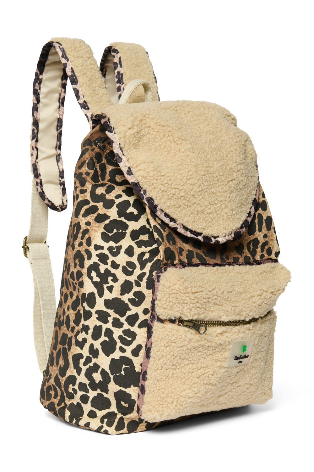 Teddy Leopard MIDI Backpack