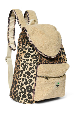 Teddy Leopard Midi Rugtas